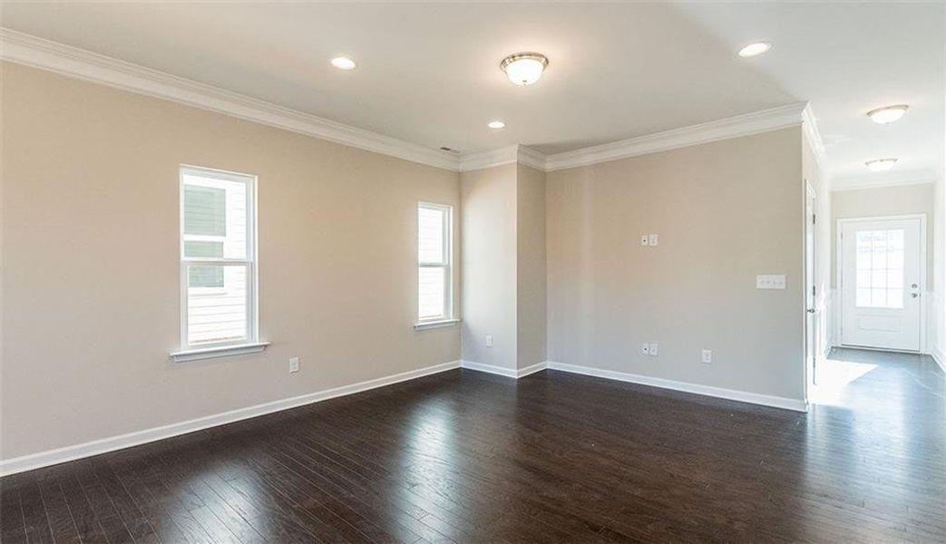 Spacious, unfurnished interior of a new home in The Andros, Dalton (Image 8).