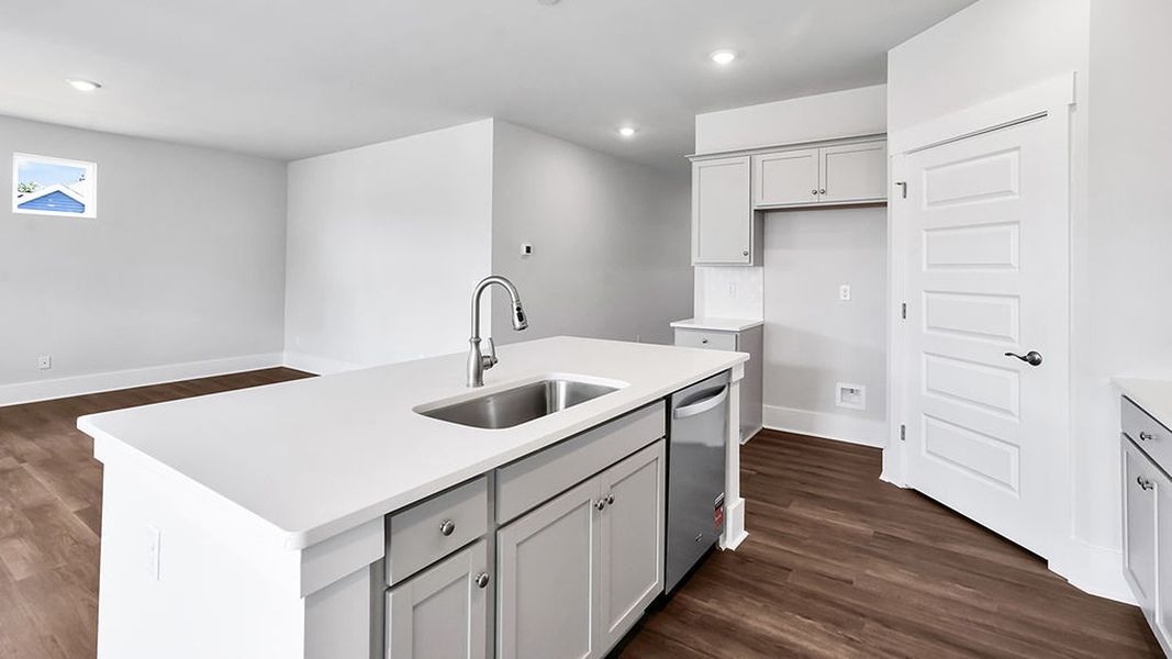 Furnished interior view inside a new home in The Haven at Indigo Preserve, Leland (Image 9).