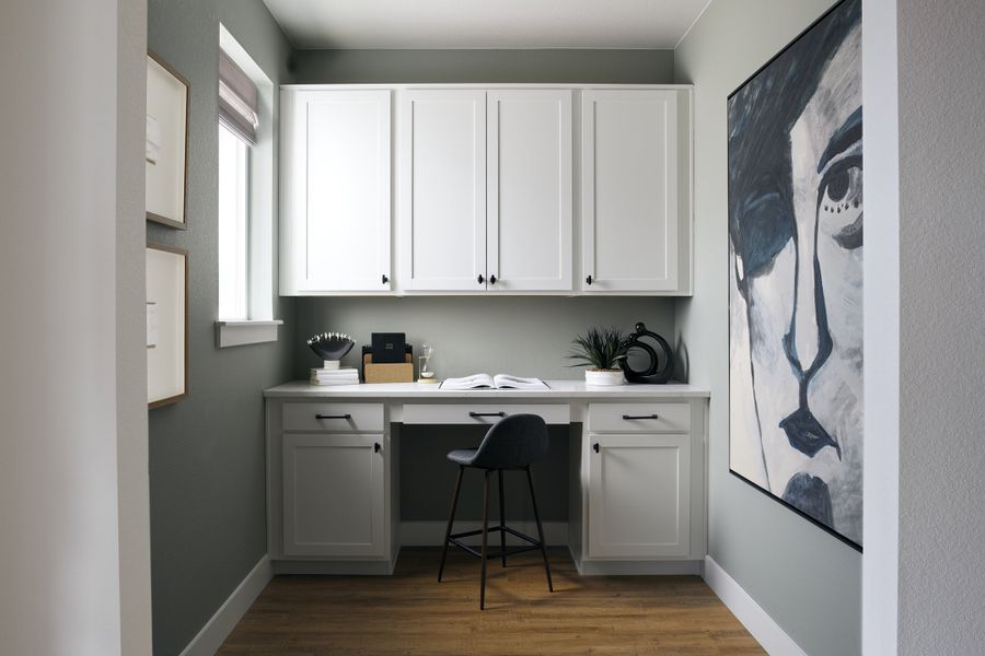 Representative furnished interior of a home built from the Brendon by Lokal Homes in Victory Ridge, Colorado Springs (Image 11).