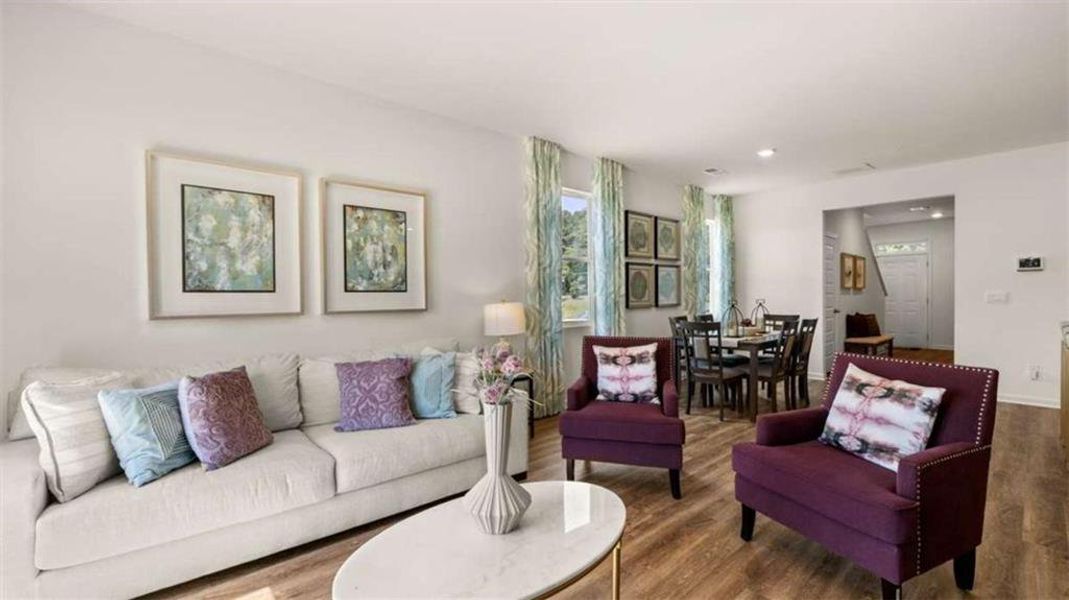 Furnished interior view inside a new home in Shoal Creek, Hampton (Image 25).