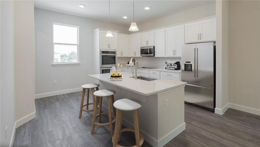 Furnished interior view inside a new home in , Tampa (Image 15). Furnished interior view inside a new home in , Tampa (Image 15).