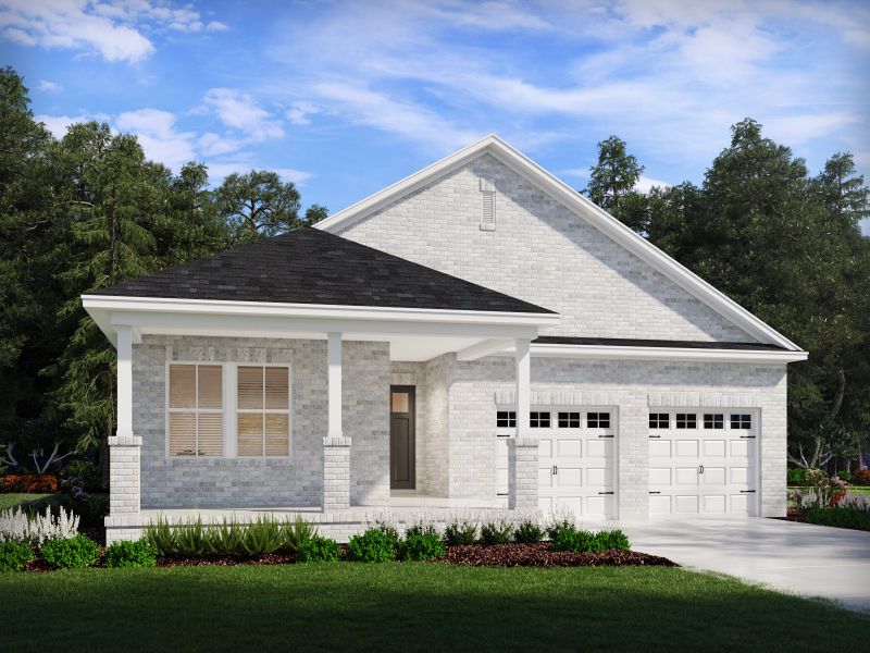 Representative exterior photo of a completed home built from the Nelson by Meritage Homes in Benders Cove - Reserve Series, Mount Juliet, TN (Image 9).