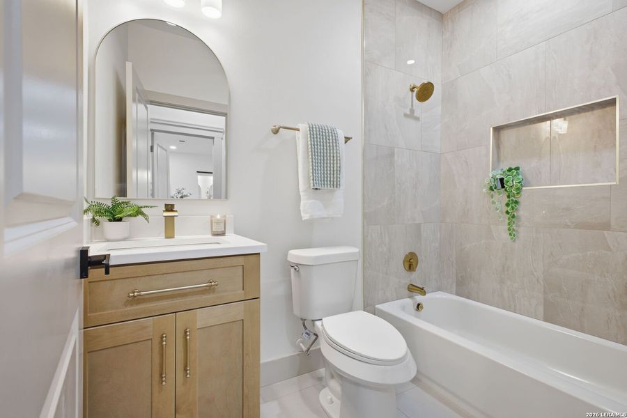 Furnished interior view inside a new home in , San Antonio (Image 14).