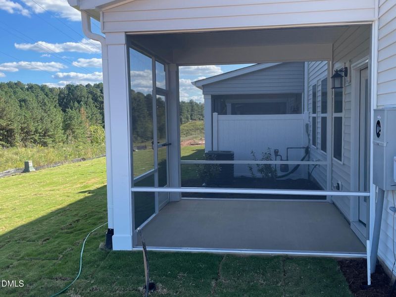 142 screened porch side