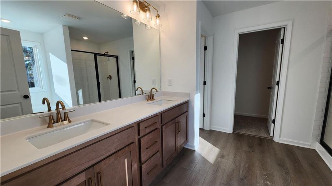 Furnished interior view inside a new home in The Estates at Casteel, Bethlehem (Image 9).
