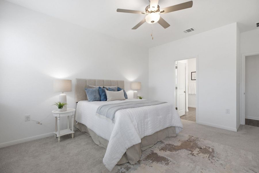 Furnished interior view inside a new home in Lisso, Pflugerville (Image 20). Furnished interior view inside a new home in Lisso, Pflugerville (Image 20).