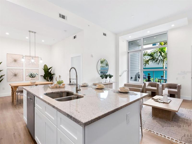 Furnished interior view inside a new home in , Sarasota (Image 15).