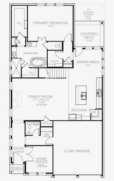 Image 4 representing the 2662W by Perry Homes in Parmer Ranch 50', Georgetown, TX. Image 4 representing the 2662W by Perry Homes in Parmer Ranch 50', Georgetown, TX.