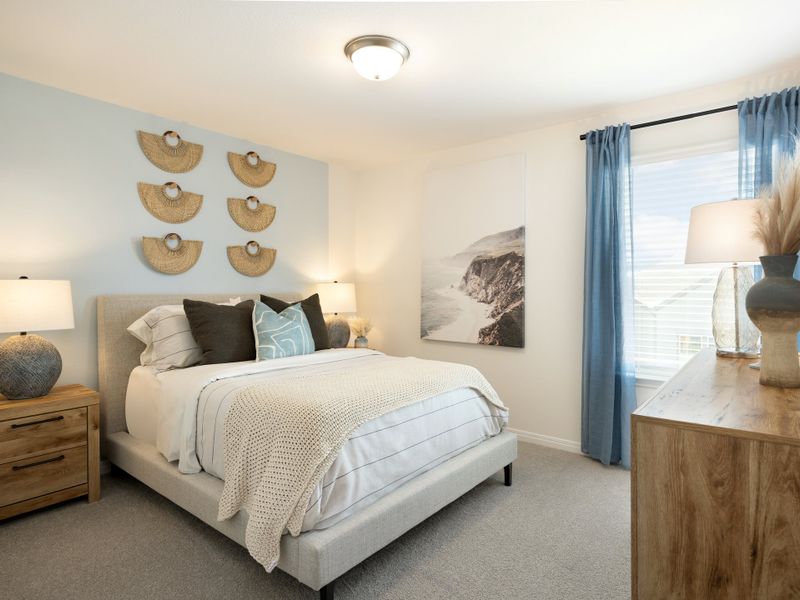 Furnished interior view inside a new home in Prairie Winds - Reserve Collection, Hutto (Image 12).