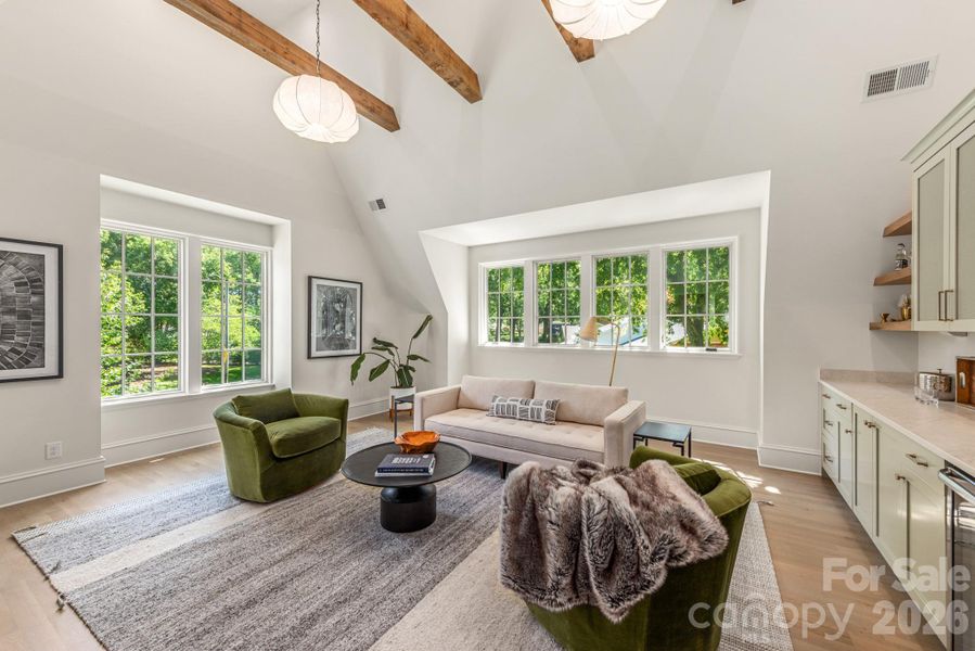 Furnished interior view inside a new home in , Charlotte (Image 42).