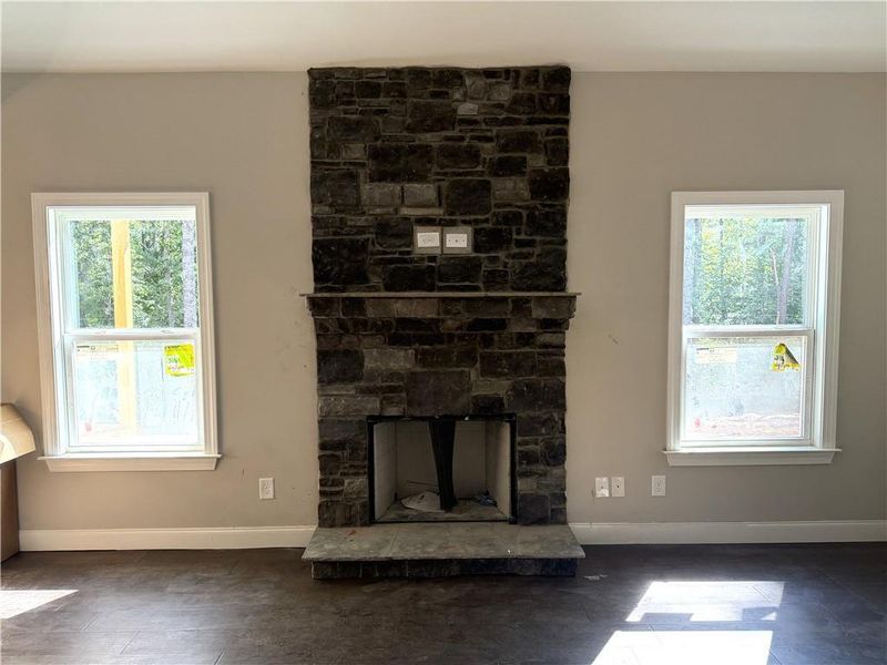 Furnished interior view inside a new home in , White (Image 6).