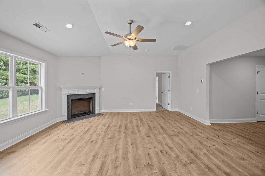 Representative unfurnished interior of a home built from the Westbrook by Bill Clark Homes in Davenport Farms, Winterville (Image 33). Representative unfurnished interior of a home built from the Westbrook by Bill Clark Homes in Davenport Farms, Winterville (Image 33).