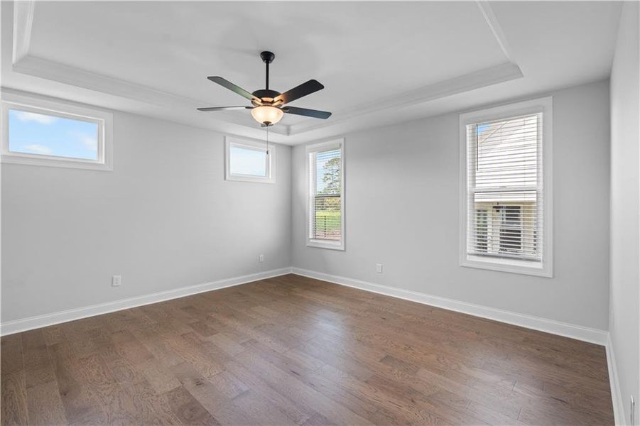 Spacious, unfurnished interior of a new home in Promenade at Sawnee Village, Cumming (Image 25).