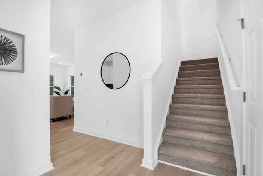 Representative unfurnished interior of a home built from the Kane by True Homes in Westbrook Falls, Colfax (Image 15). Representative unfurnished interior of a home built from the Kane by True Homes in Westbrook Falls, Colfax (Image 15).