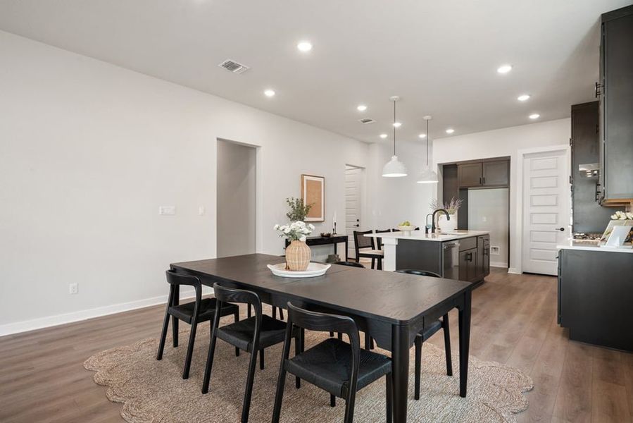 Furnished interior view inside a new home in Arbor Collection at Heritage, Dripping Springs (Image 18).