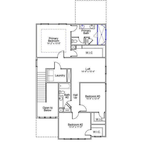 2D floor plan layout of this home in Sweetbrier, Durham, NC (Image 3). 2D floor plan layout of this home in Sweetbrier, Durham, NC (Image 3).