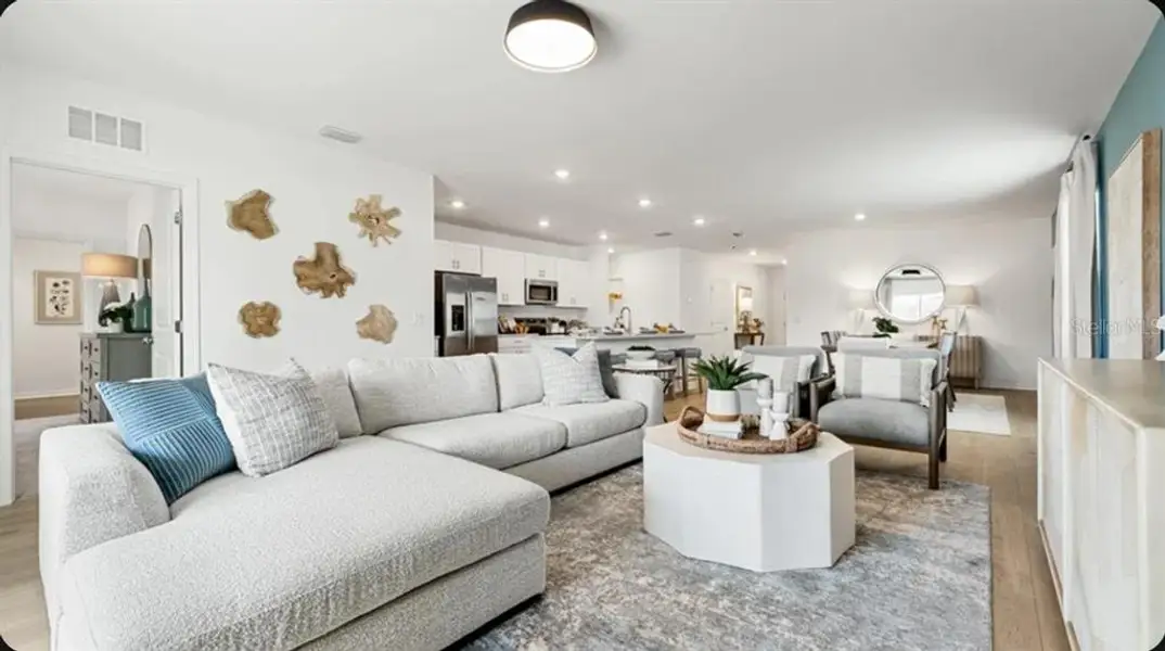 Furnished interior view inside a new home in Waterstone, Groveland (Image 10).