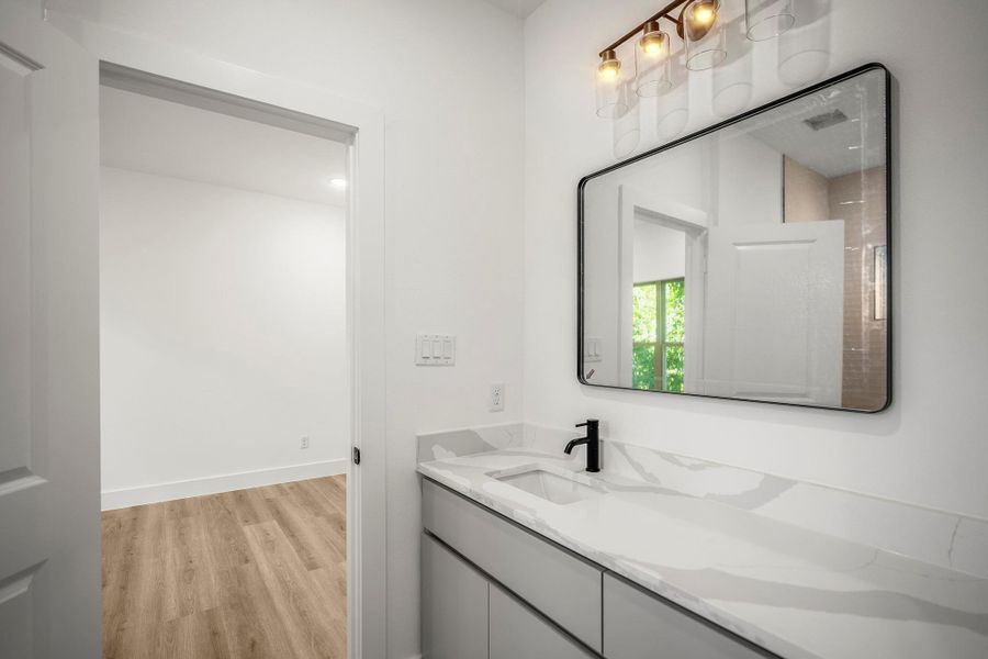 Furnished interior view inside a new home in , Houston (Image 31).