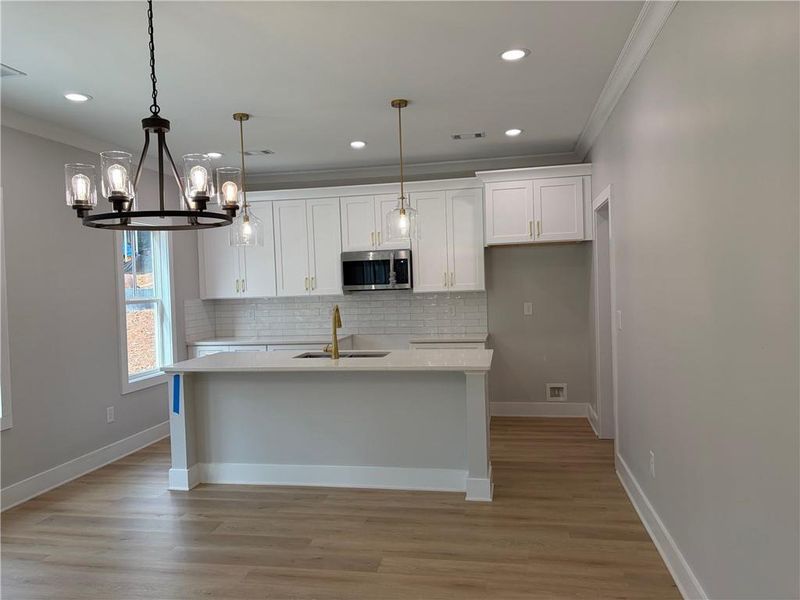 Furnished interior view inside a new home in , Woodstock (Image 10).