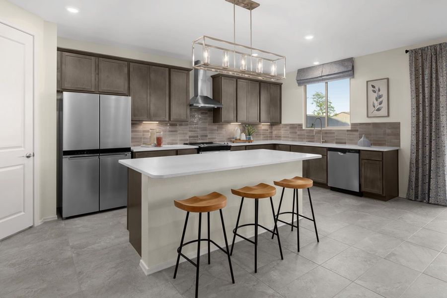 Representative furnished interior of a home built from the Plan 2301 Modeled by KB Home in Entrada del Oro Classics, Gold Canyon (Image 3).