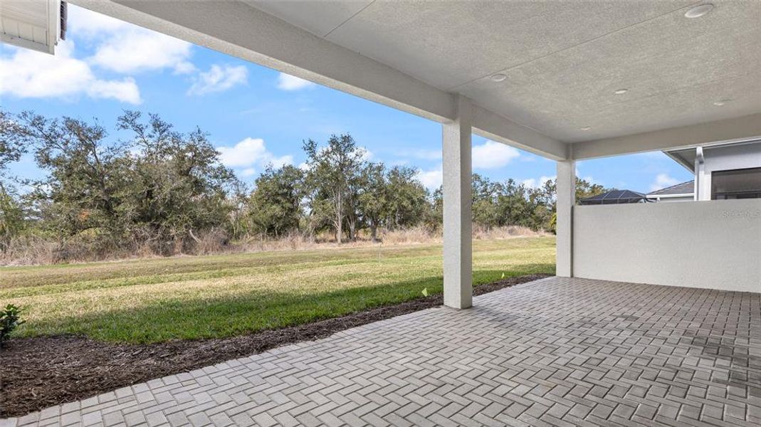 Exterior details and patio area of a home in Cresswind Lakewood Ranch, Lakewood Ranch (Image 18).