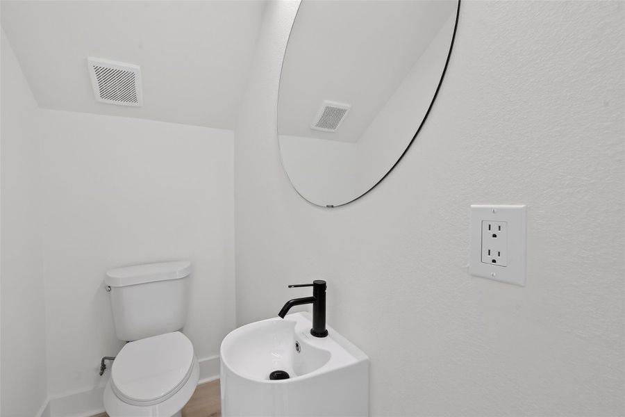 Close-up of interior finishes inside a home in , Houston (Image 17).