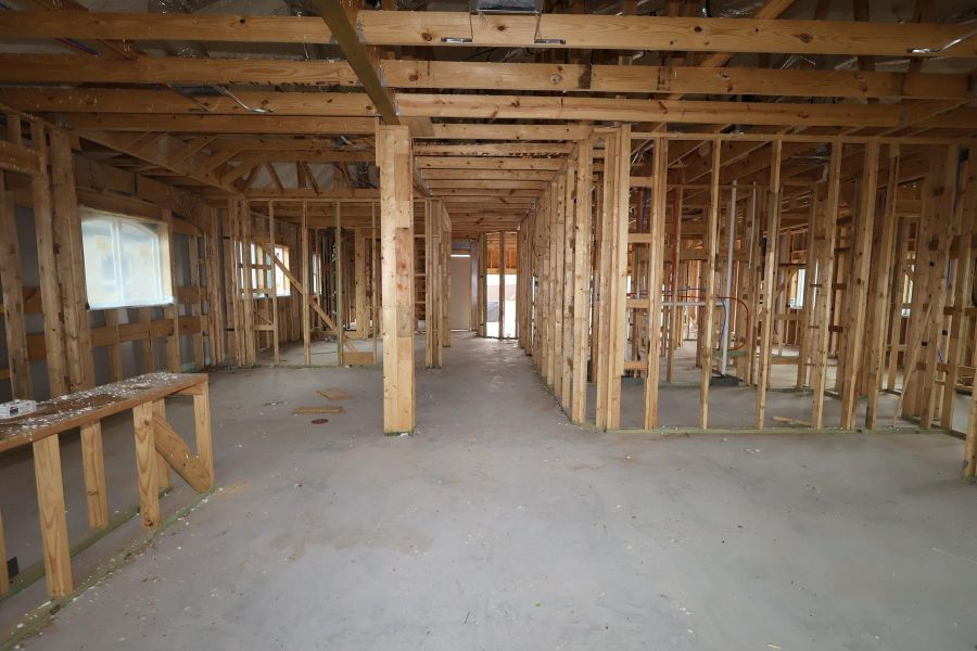 In-progress construction of a new home in Brookewater - Ascent Collection, Rosenberg, TX (Image 5).