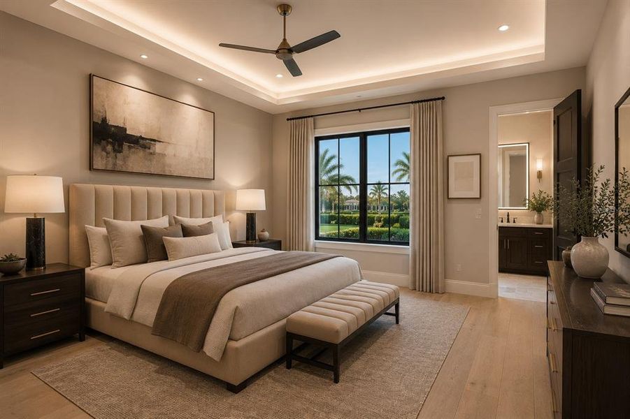 Furnished interior view inside a new home in , Odessa (Image 22).