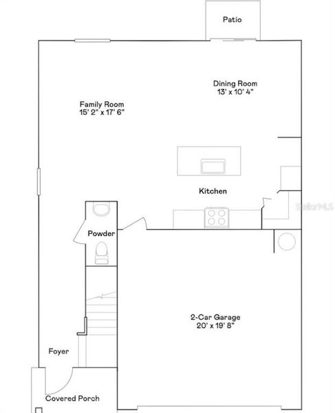 2D floor plan layout of this home in , Ocala, FL (Image 3).