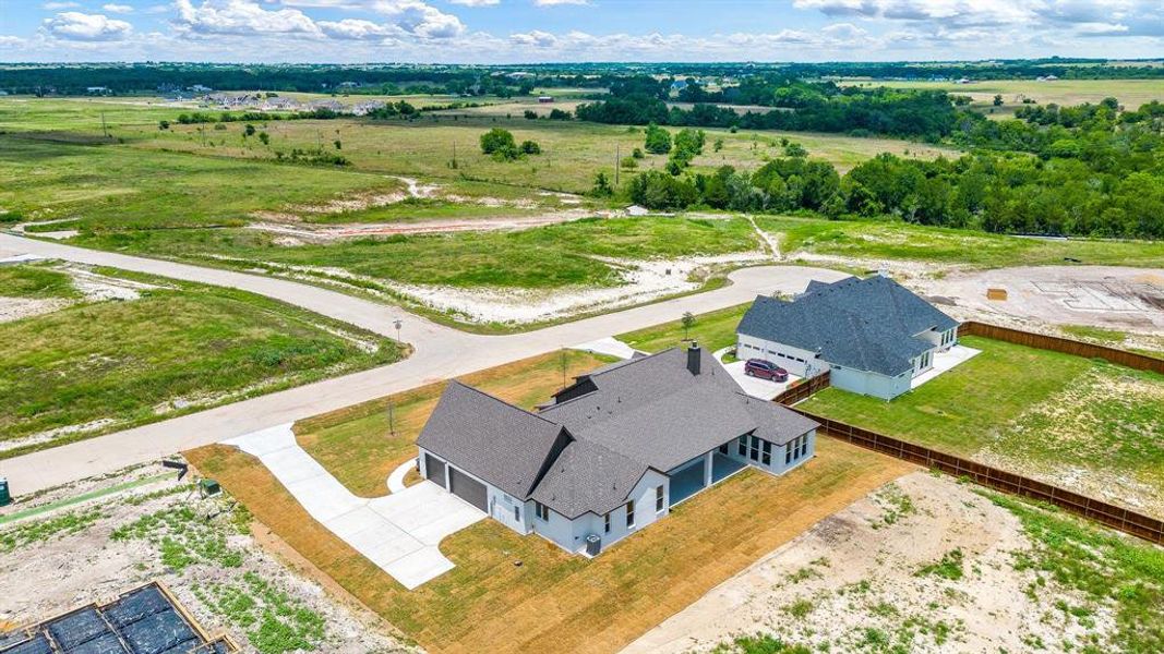 Drone / aerial view with a rural view