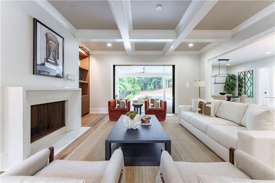 Furnished interior view inside a new home in , Atlanta (Image 15).