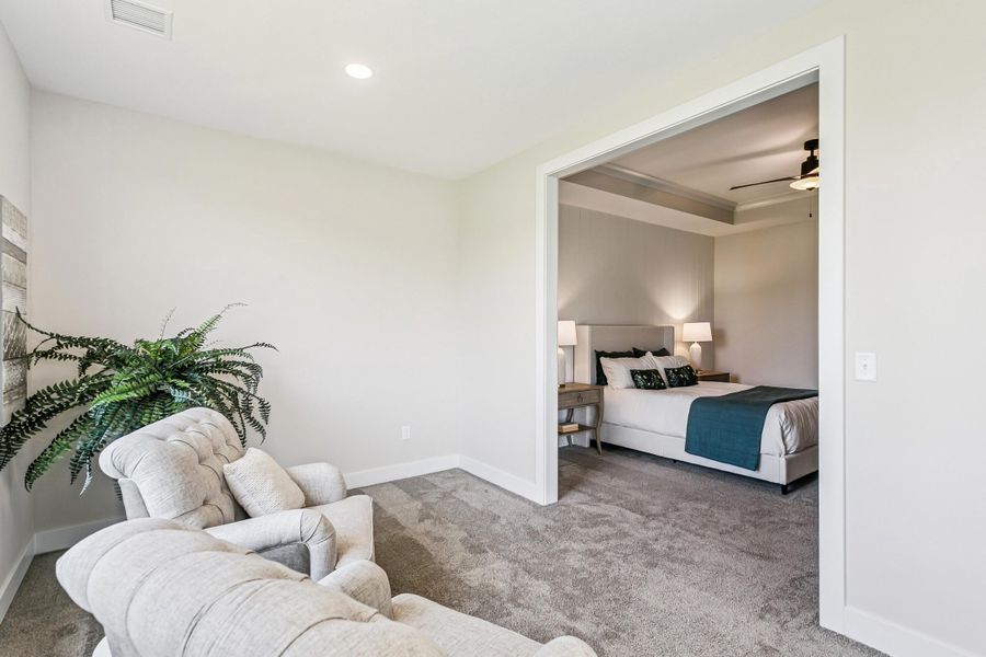 Furnished interior view inside a new home in The Courtyards at The Heritage, Andover (Image 14).