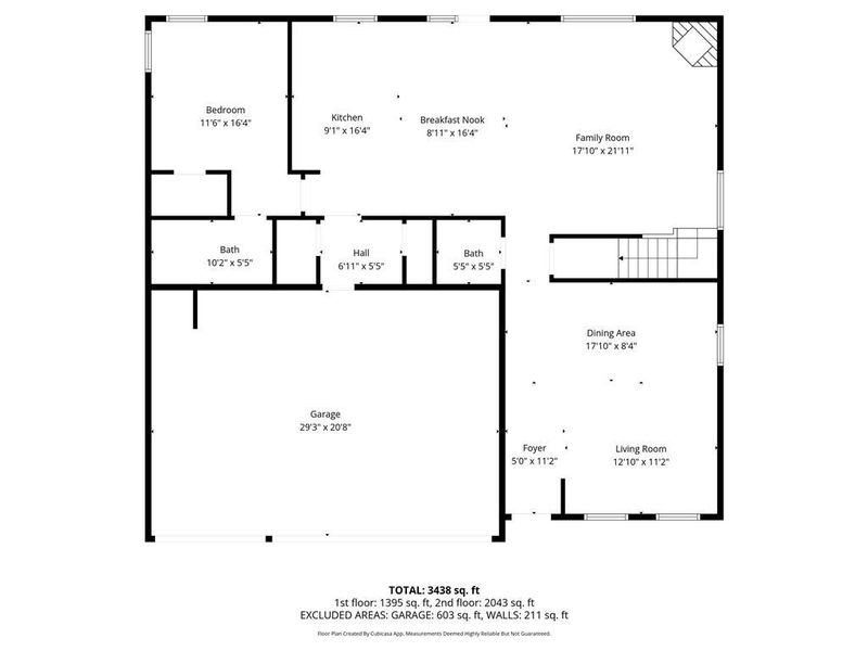 2D floor plan layout of this home in Independence, Loganville, GA (Image 7).
