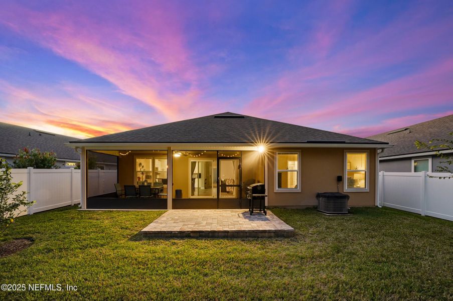 Exterior details and patio area of a home in Parkland Preserve, St. Augustine (Image 25).