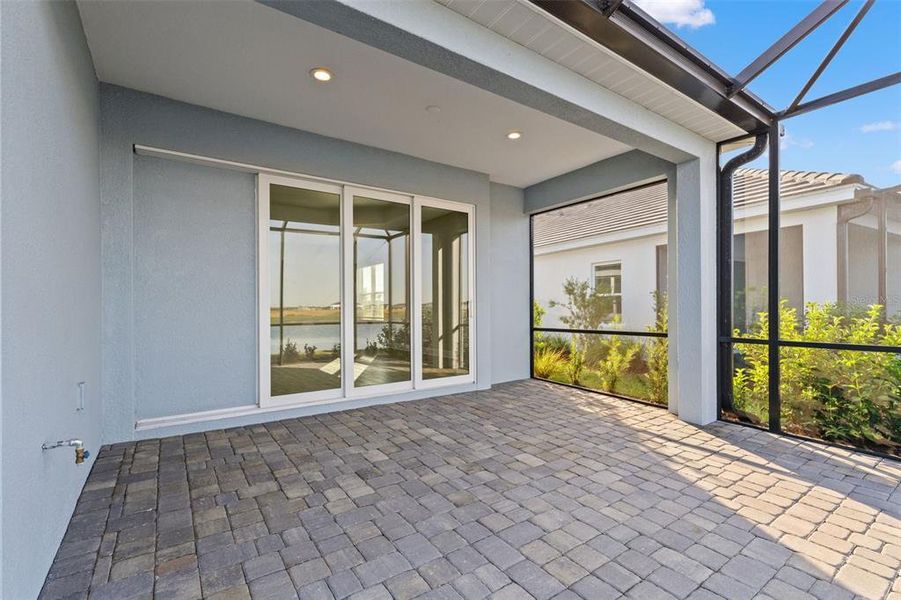 Exterior details and patio area of a home in Palm Grove, Lakewood Ranch (Image 27). Exterior details and patio area of a home in Palm Grove, Lakewood Ranch (Image 27).