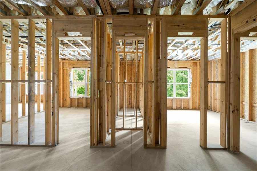 In-progress construction of a new home in , Atlanta, GA (Image 87).