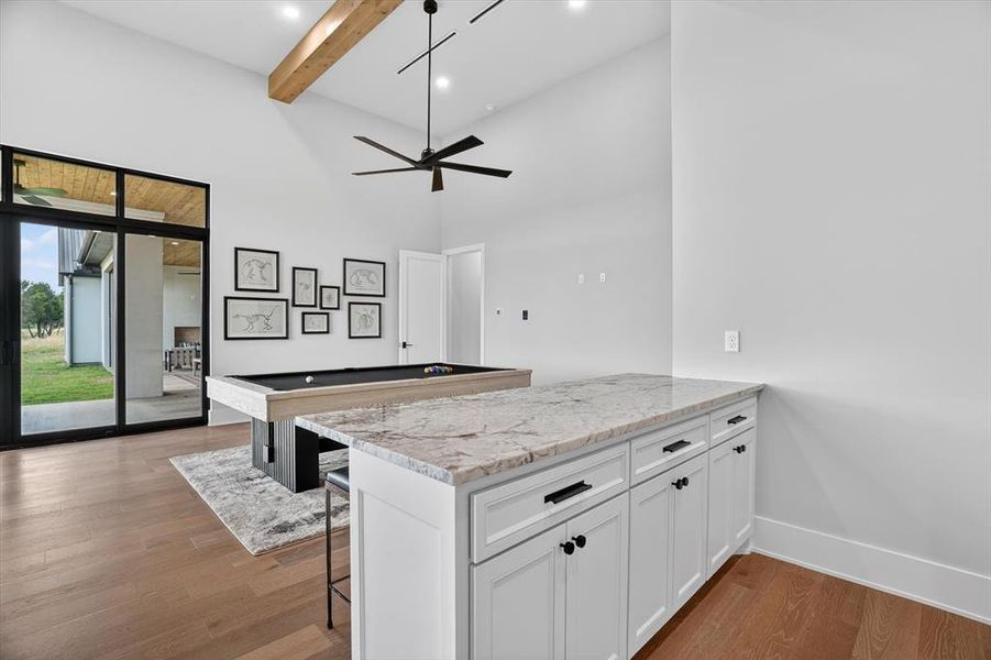 Furnished interior view inside a new home in , Strawn (Image 11).
