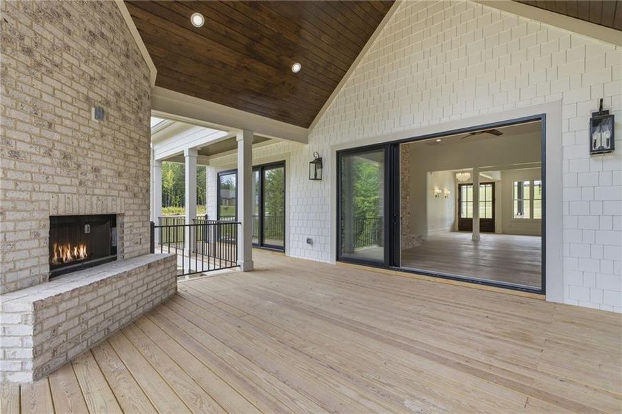 Exterior details and patio area of a home in , Newnan (Image 30). Exterior details and patio area of a home in , Newnan (Image 30).