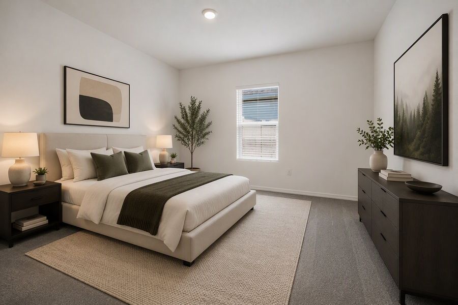 Representative furnished interior of a home built from the Oleander by Taylor Morrison in Coopers Meadow, Jacksonville (Image 5).
