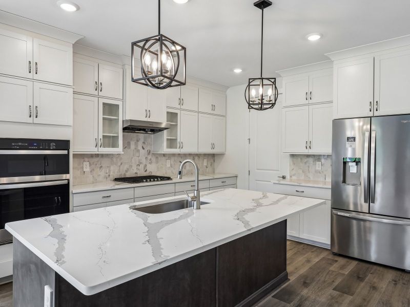 Furnished interior view inside a new home in Station Hill - Estate Series, Franklin (Image 4).