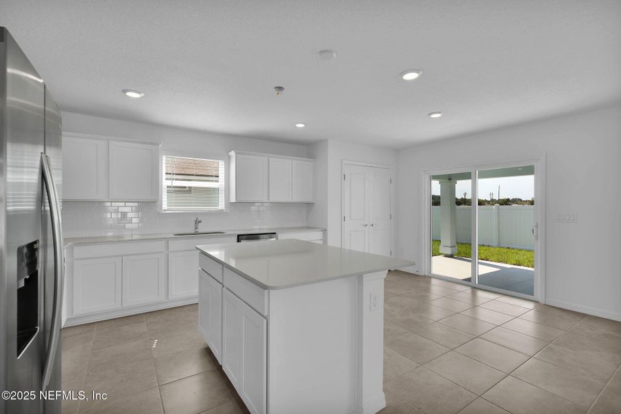 Furnished interior view inside a new home in Wells Landing, Jacksonville (Image 10).