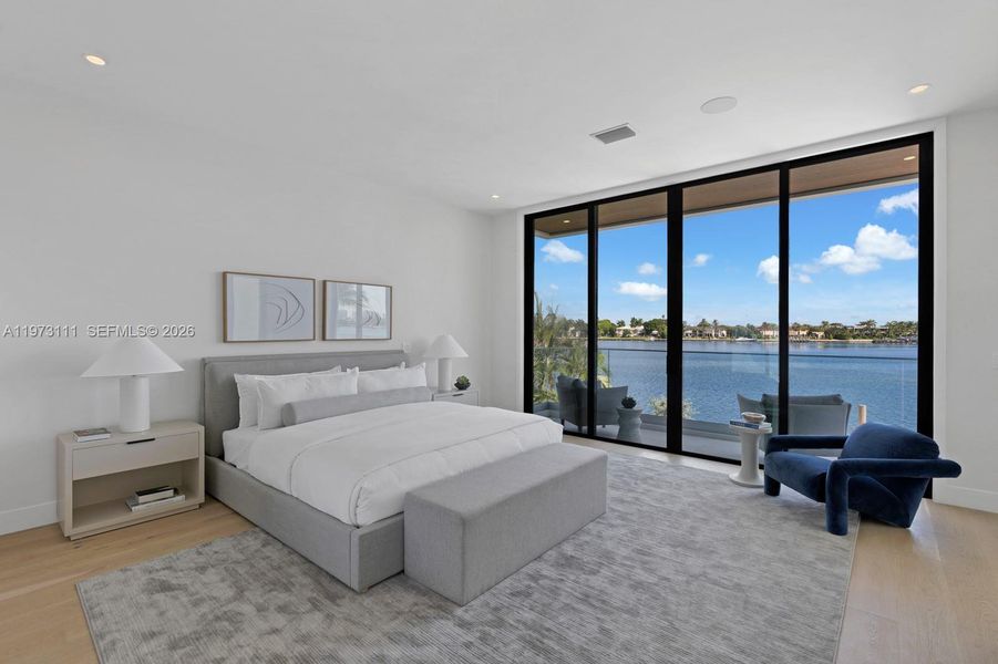 Furnished interior view inside a new home in , Miami Beach (Image 11).