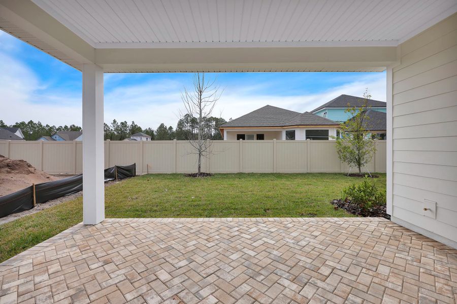 Representative exterior details of a home built from the The Cypress by Providence Homes (Florida) in Reflections at Nocatee, Nocatee (Image 4).