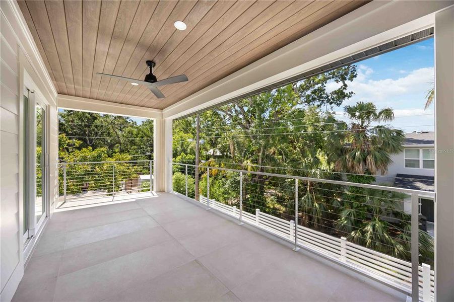 Exterior details and patio area of a home in , Sarasota (Image 40).