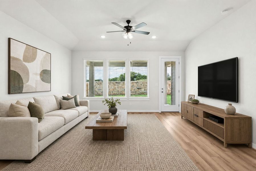 Furnished interior view inside a new home in East View Farms, Georgetown (Image 6).