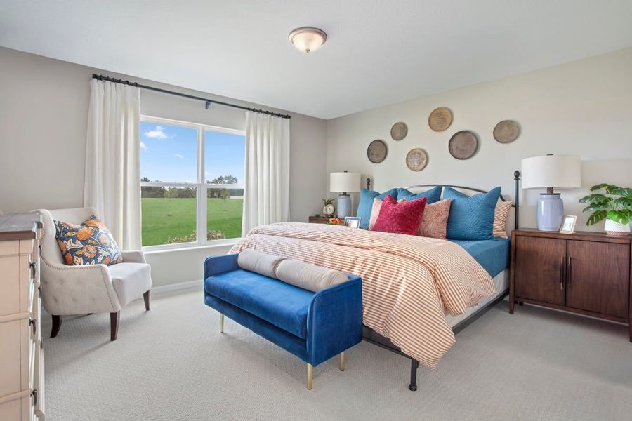 Representative furnished interior of a home built from the 1541 by KB Home in Oasis Reserve, Orlando (Image 6).