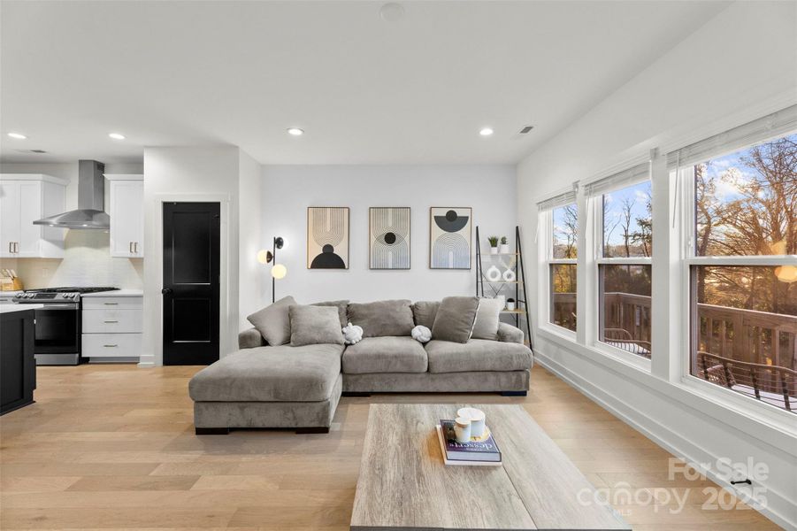 Furnished interior view inside a new home in , Charlotte (Image 6).