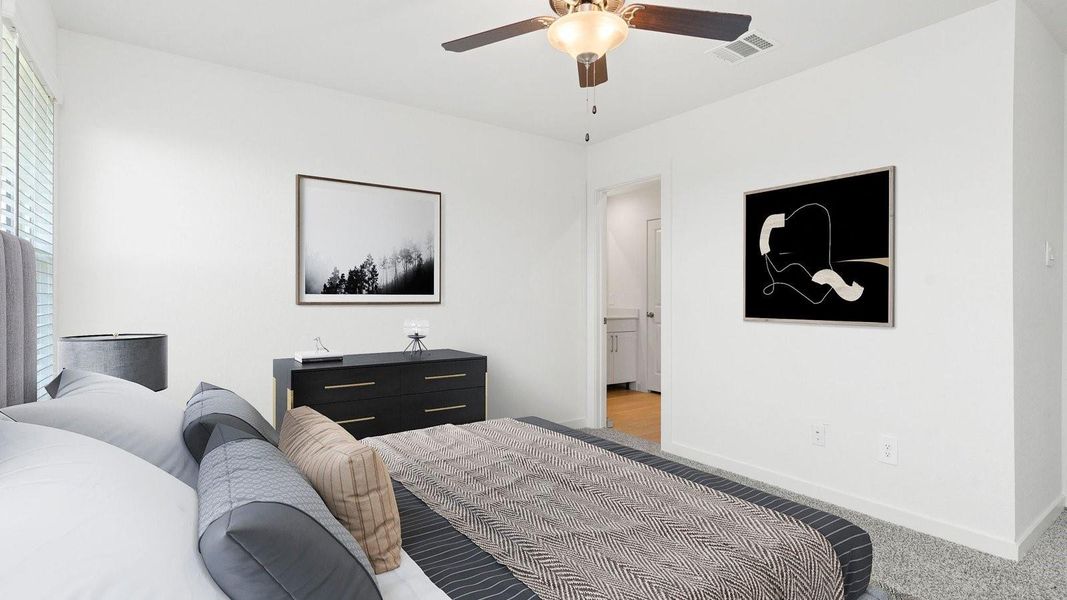 *Elevations, exterior/ interior colors, options, available upgrades that require an additional charge, and standard features will vary in each community and subject change without notice. Call for details.