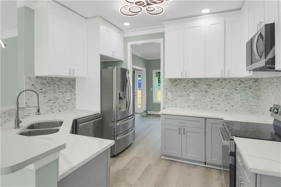 Furnished interior view inside a new home in , Snellville (Image 4).