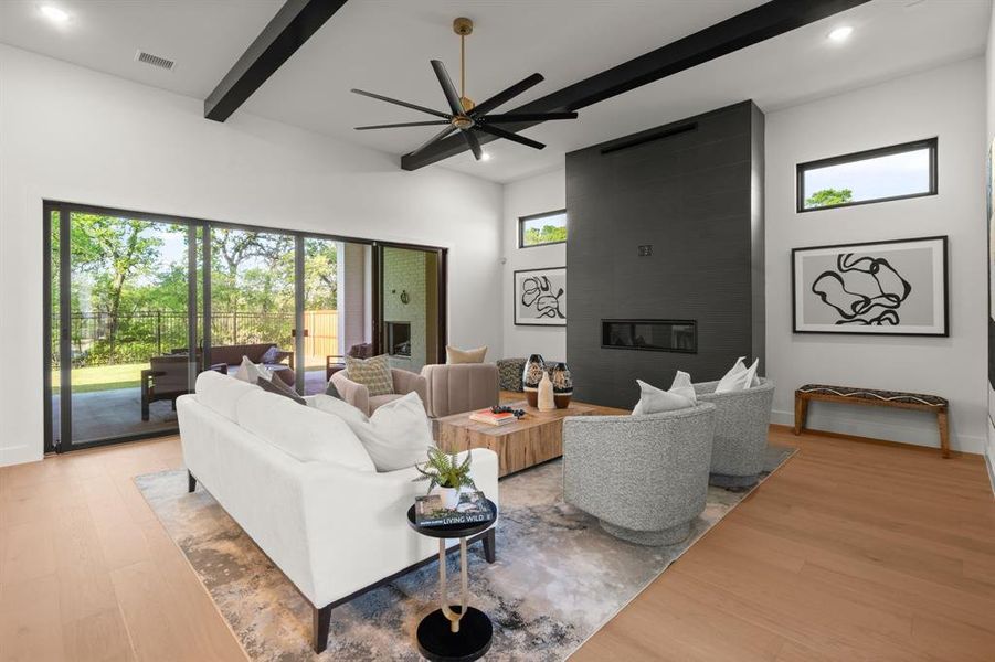 Furnished interior view inside a new home in , Arlington (Image 11).